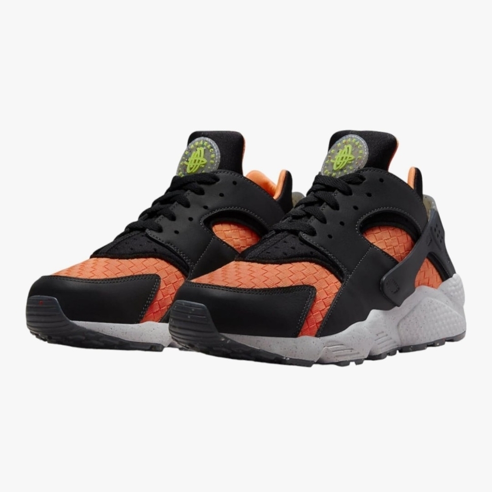 Size 8- Nike Air Huarache Crater Premium Black Atomic Orange